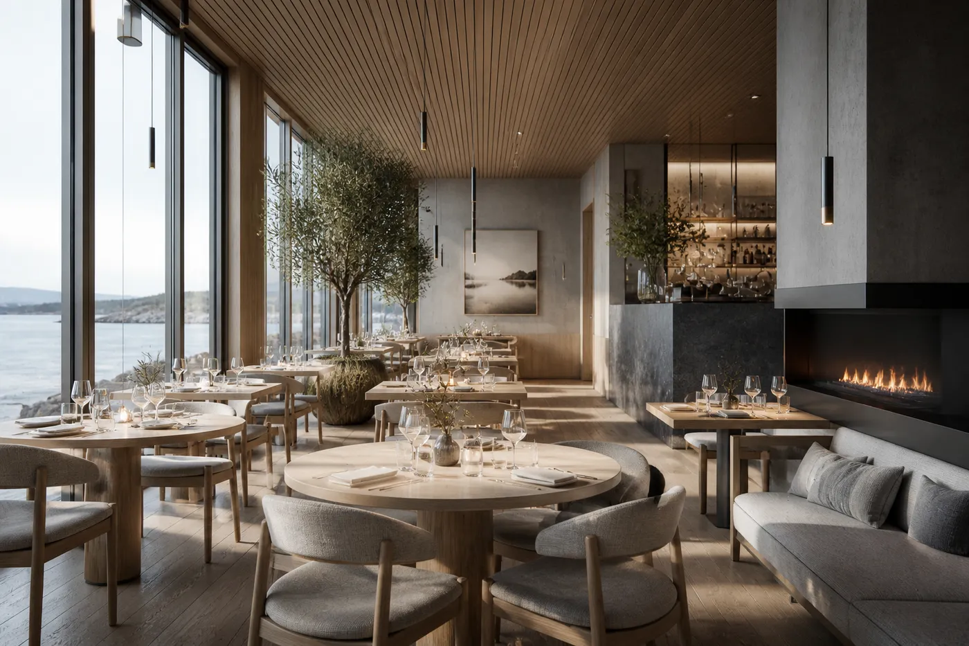 Aurora Restaurant website preview